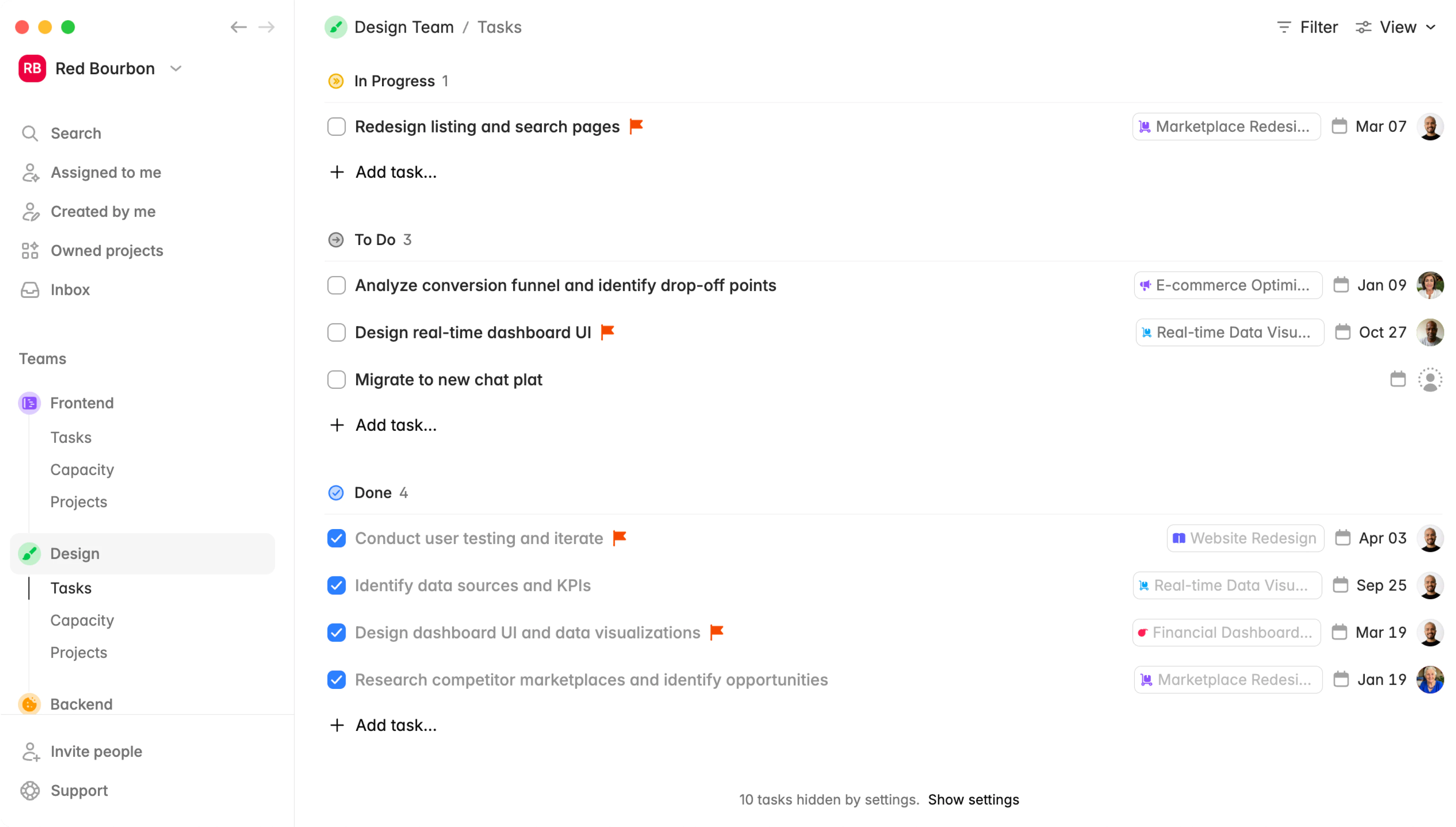 App screenshot